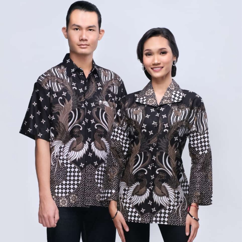 MARISSA BATIK COUPLE KELUARGA PASANGAN MODERN JUMBO PREMIUM SARIMBIT AYAH IBU ANAK BLOUSE BLUS TOP