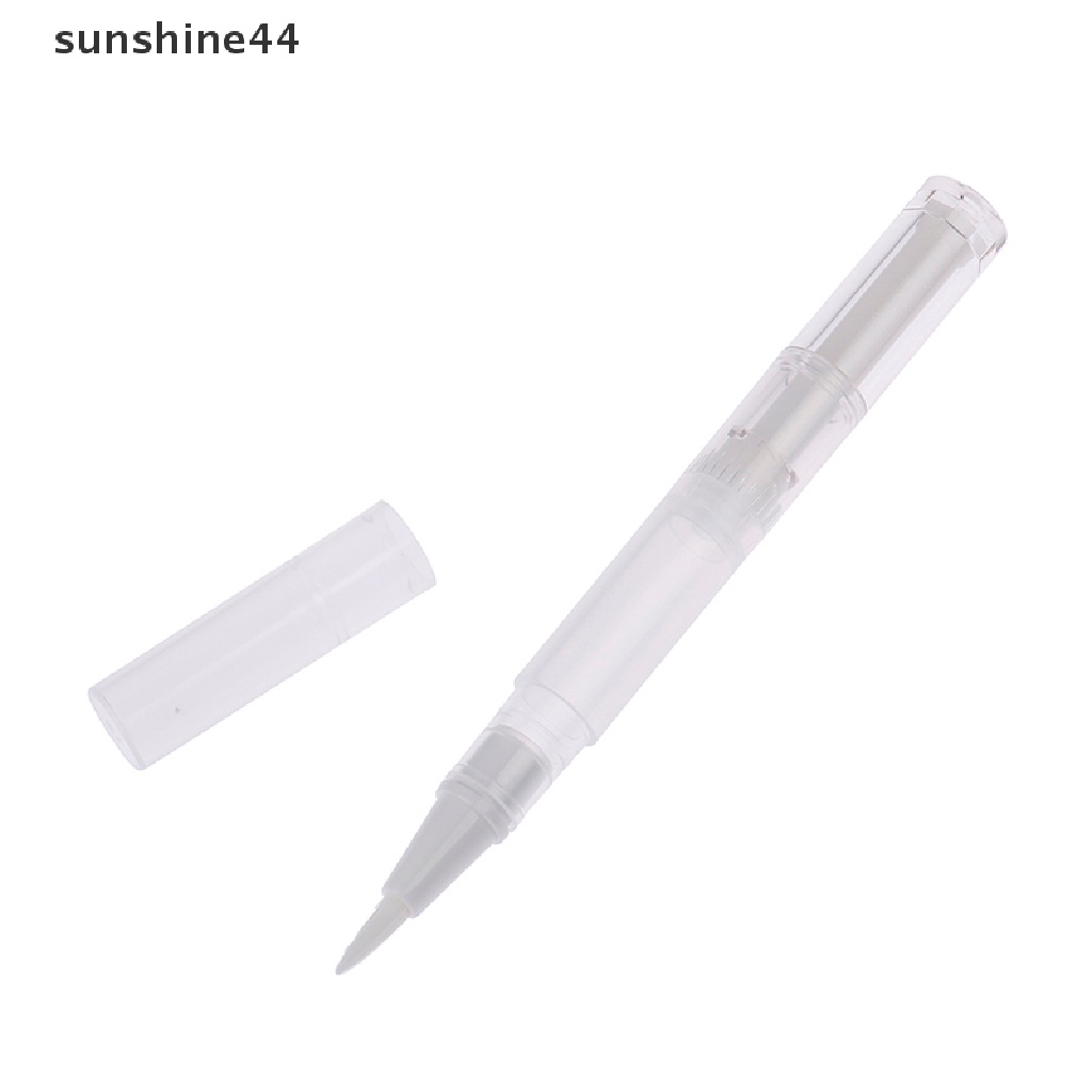 Sunshine 5pcs Pen Putar Kosong 3ml Dengan Brush Untuk Lip Balm / Kosmetik / Makeup / Travel