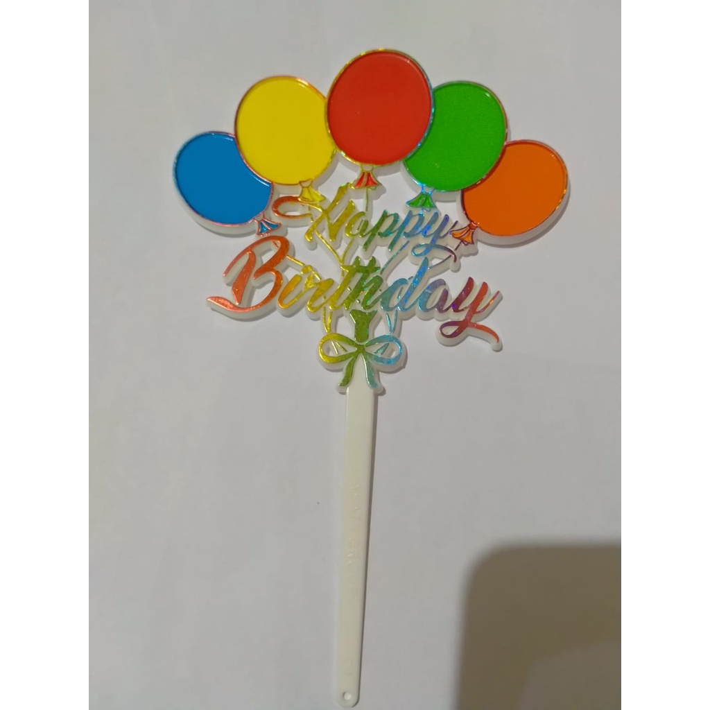 Tusukan Hiasan Kue - Cake Topper HBD