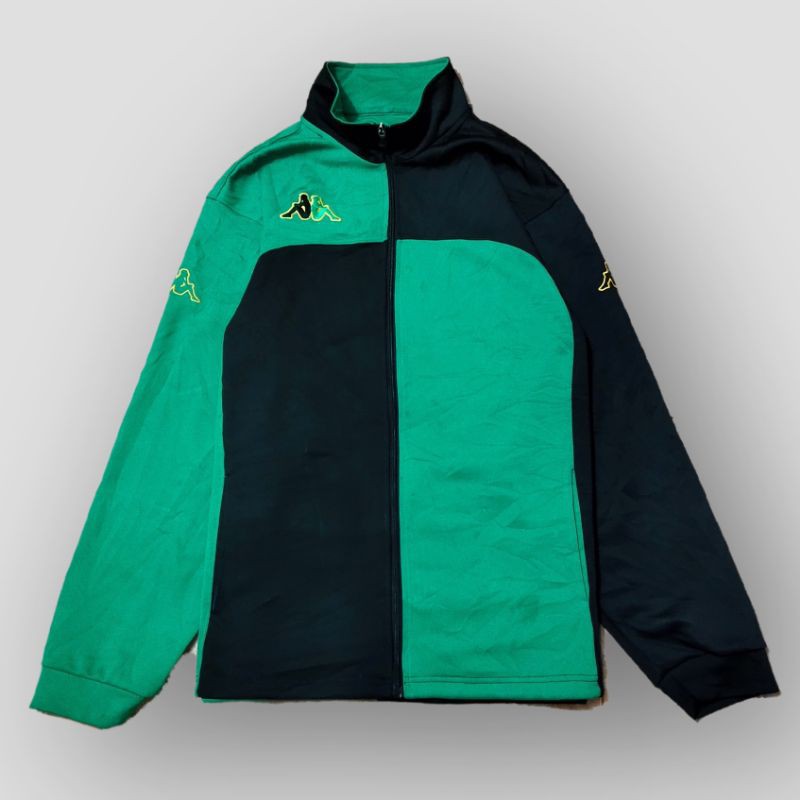 Jaket Tracktop Pria Kappa Two Colour Second Original Casual Sporty Size L