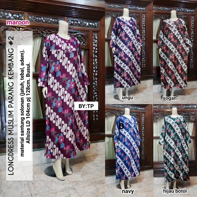 DASTER Batik PANJANG  MUSLIM