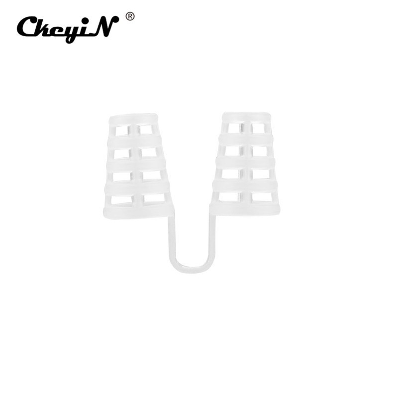 

CkeyiN 4 Pcs / set Silicone Anti Mendengkur Hidung Klip Perangkat Anti Mendengkur