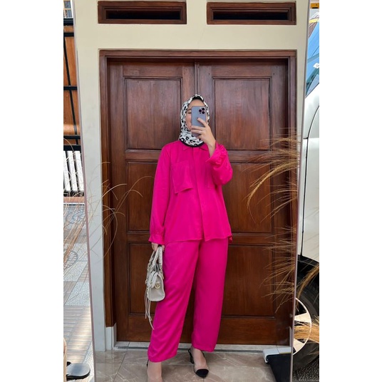 setelan /oneset rayon twill premium kahatex