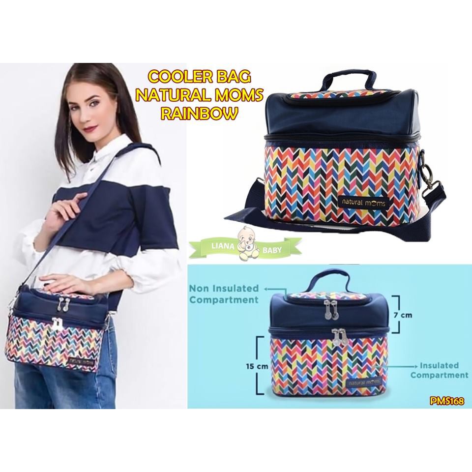 PMS168 COOLER BAG NATURAL MOMS RAINBOW TAS ASI