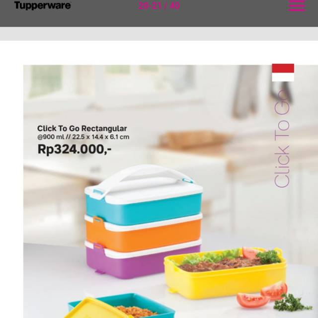 Click to go rectangular tupperware ori