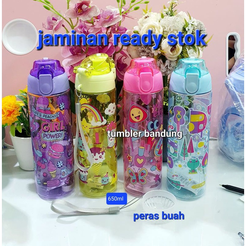 botol minum anak karakter animal lucu tempat minum wadah minum air sekolah travel hewan lucu