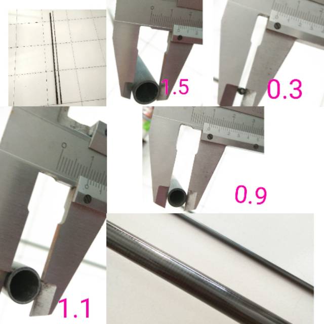 Ujung joran carbon no 1 dan 2 
Panjang 100cm