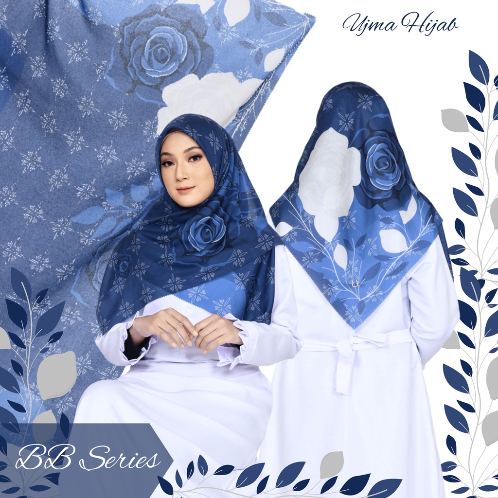 Kerudung Segi empat Motif Model 014 Terbaru 2022 By Ujma