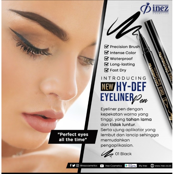 INEZ HY-DEF EYELINER PEN