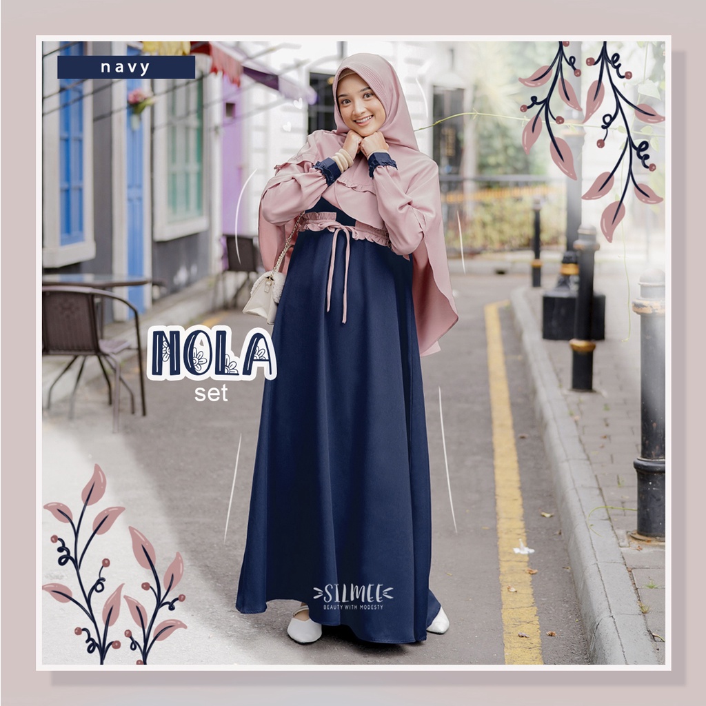 {SILMEE} NOLA SET DRESS. gamis cantik by silmee