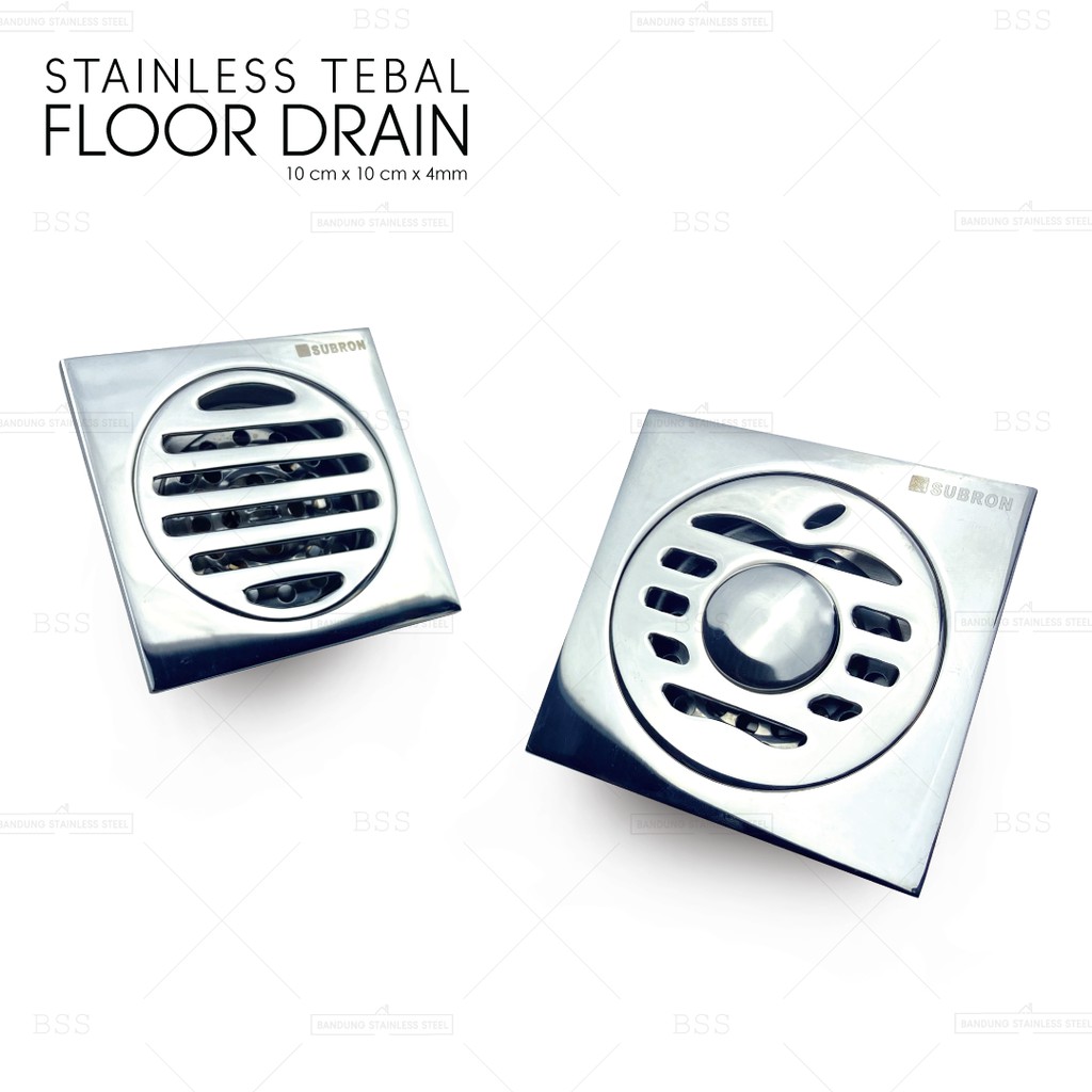 Floor Drain Drainase Stainless Tebal 2 pilihan model anti bau kecoa tikus serangga kamar mandi