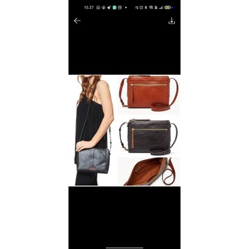 Fossil felicity cross body brown