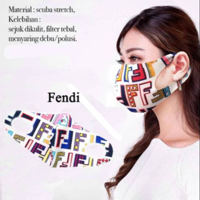 Masker Fendi LASER by extu