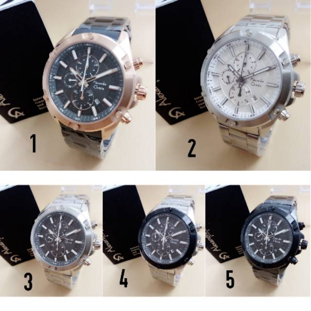 Jam Tangan Pria Original Bergaransi Resmi - Alexandre Christie AC6524