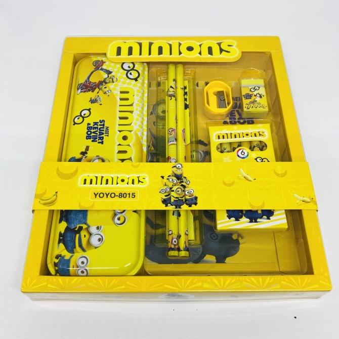 

Stationary Set 7In1 Peralatan Tulis Anak Crayon Minion Minions