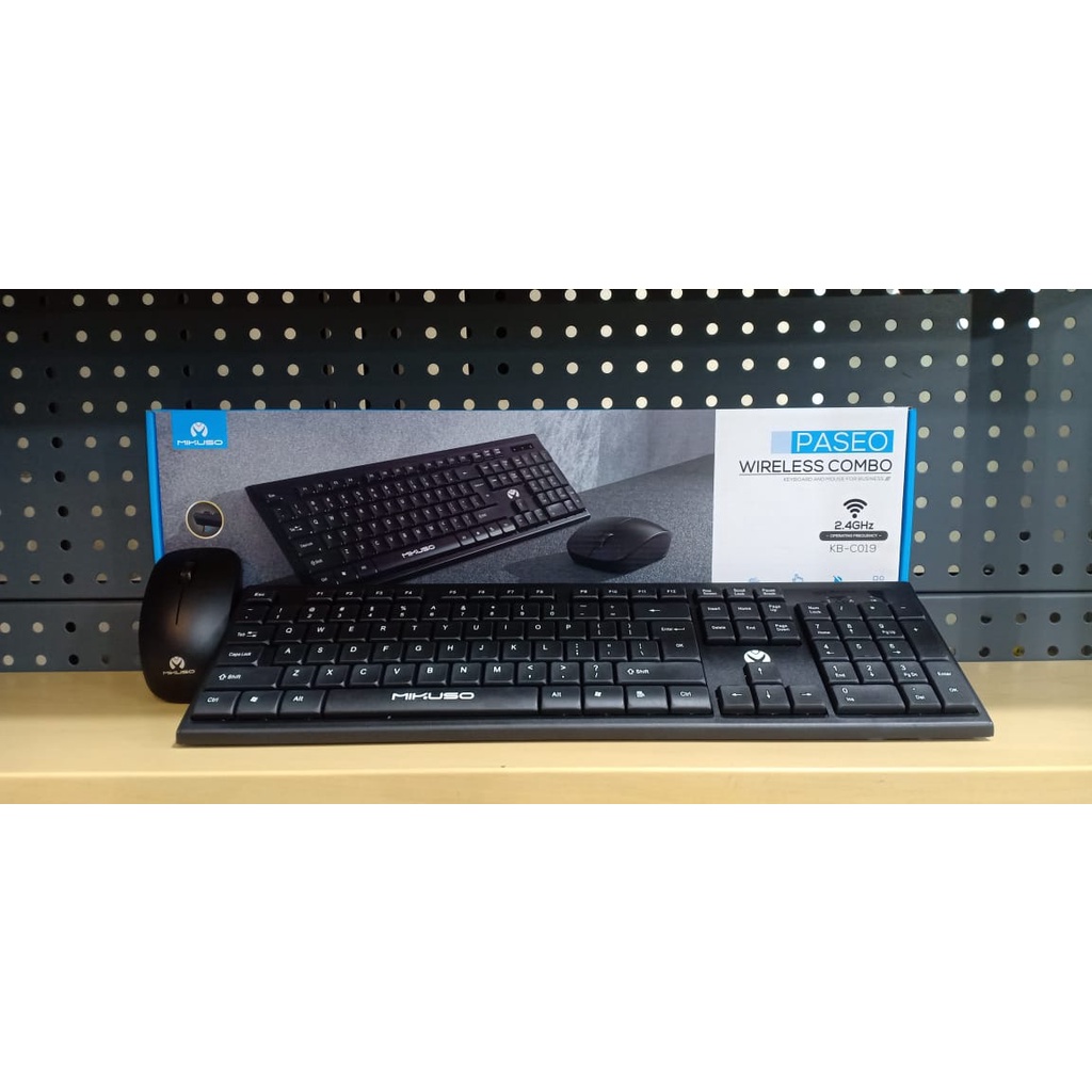 Keyboard Set Mouse WIRELLESS COMBO MIKUSO KB-C019 Keyboard Mouse Set