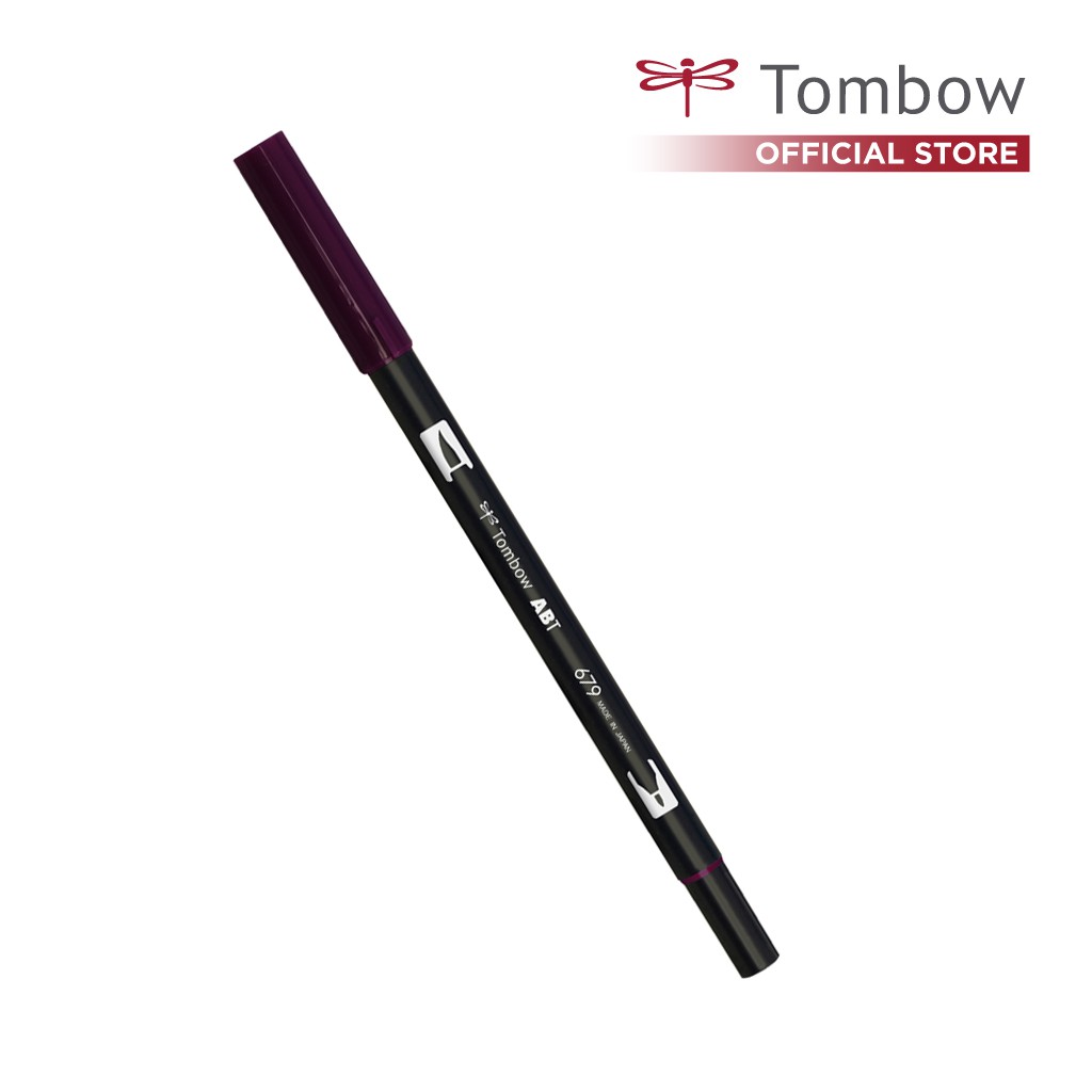 

Tombow Dual Brush ABT Pen Dark Plum