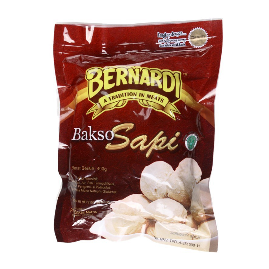 

Bernardi Bakso Sapi Gold 400 Gr