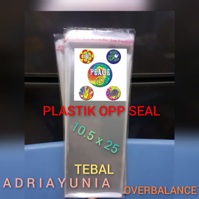 Plastik Opp Lem 10.5 X 25 Cm Seal