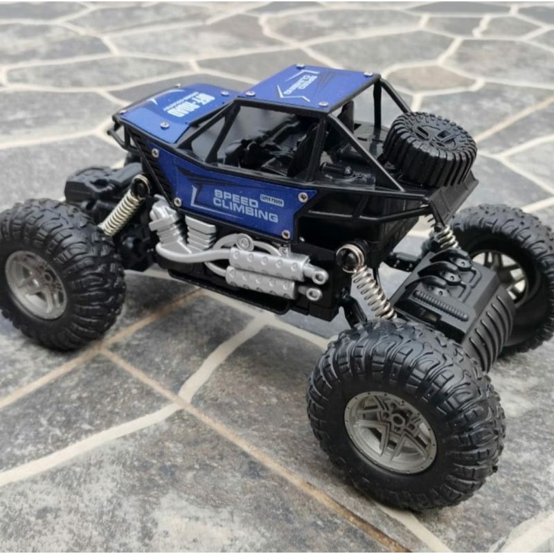 Mainan anak mobil remote kontrol jeep mobil rock climber crawler offroad