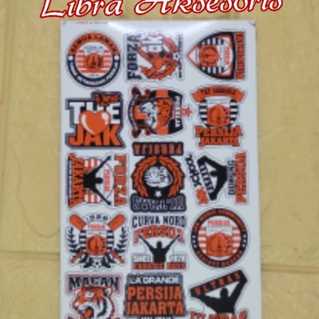 

Sticker persija jakarta motif random