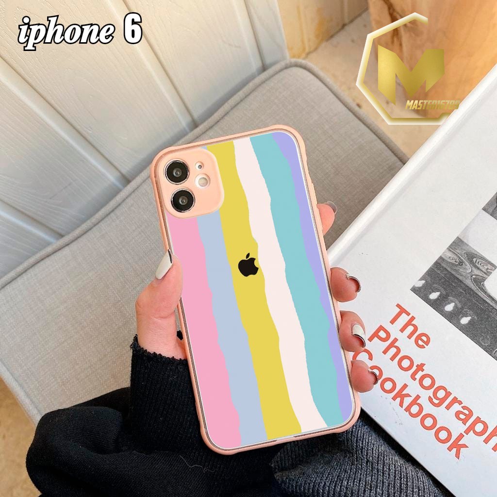 ss046 softcase rainbow i phone 6 6+ 7 7+ x xr xs max 11 pro max 12 MA1999