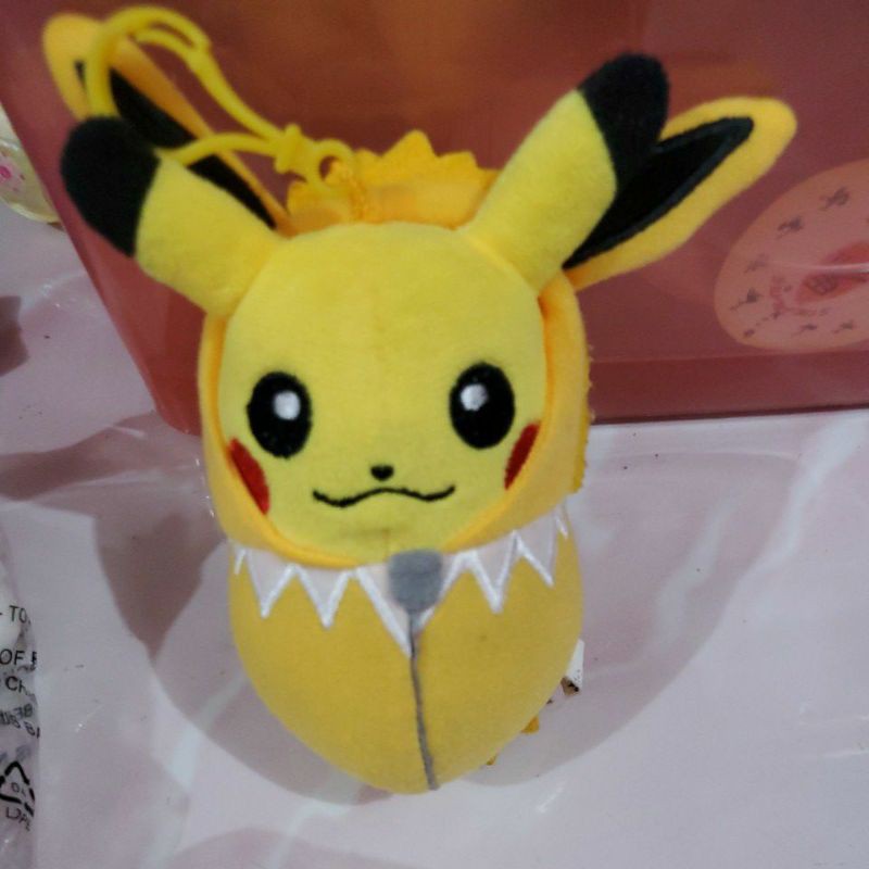 boneka ganci pokemon kostum original