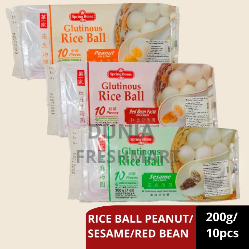 

TYJ OS GLUTINOUS RICE BALL RONDE FROZEN RED BEAN/SESAME/PEANUT 200GR/10PCS WEDANG RONDE ONDE ONDE FROZEN SPRING HOME TYJ ONDE WIJEN HITA,M KACANG TANAH KACANG MERAH