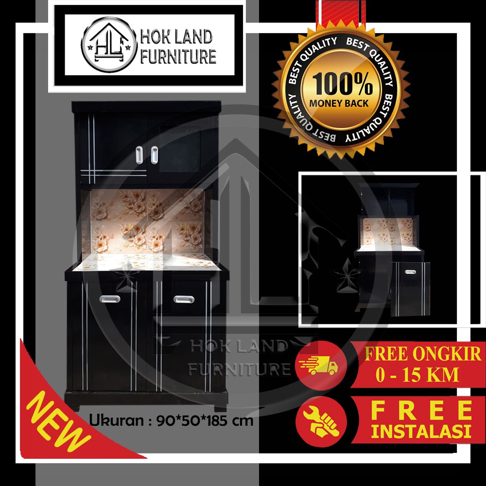 Lemari sayur 2 pintu lemari rak piring dapur minimalis / Lemari Sayur 2 Pintu Kayu Multiplek / LS60