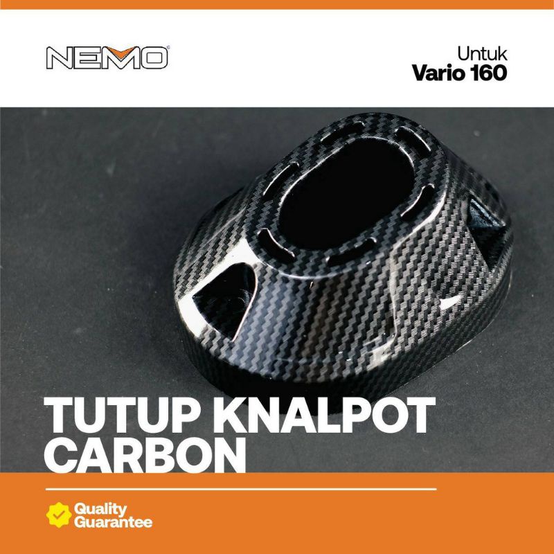 Cover Corong Knalpot Vario 160 Carbon Cover Ujung Knalpot Carbon Vario 160 Click 160