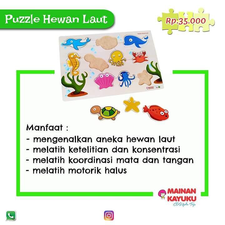 Puzzle Hewan Laut