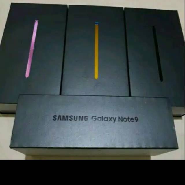

Dus box samsung note 9 ready semua warna free imei