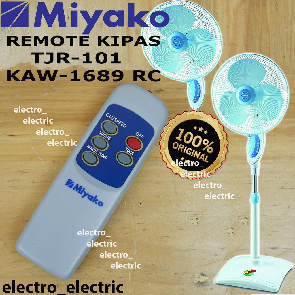 Remote Kipas Angin Miyako TJR 101 dan KAW 1689 RC ORIGINAL