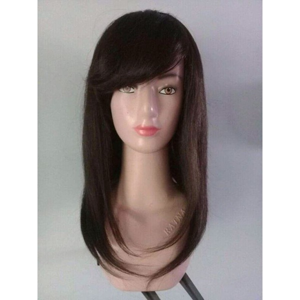 wig wanita 100% rambut asli