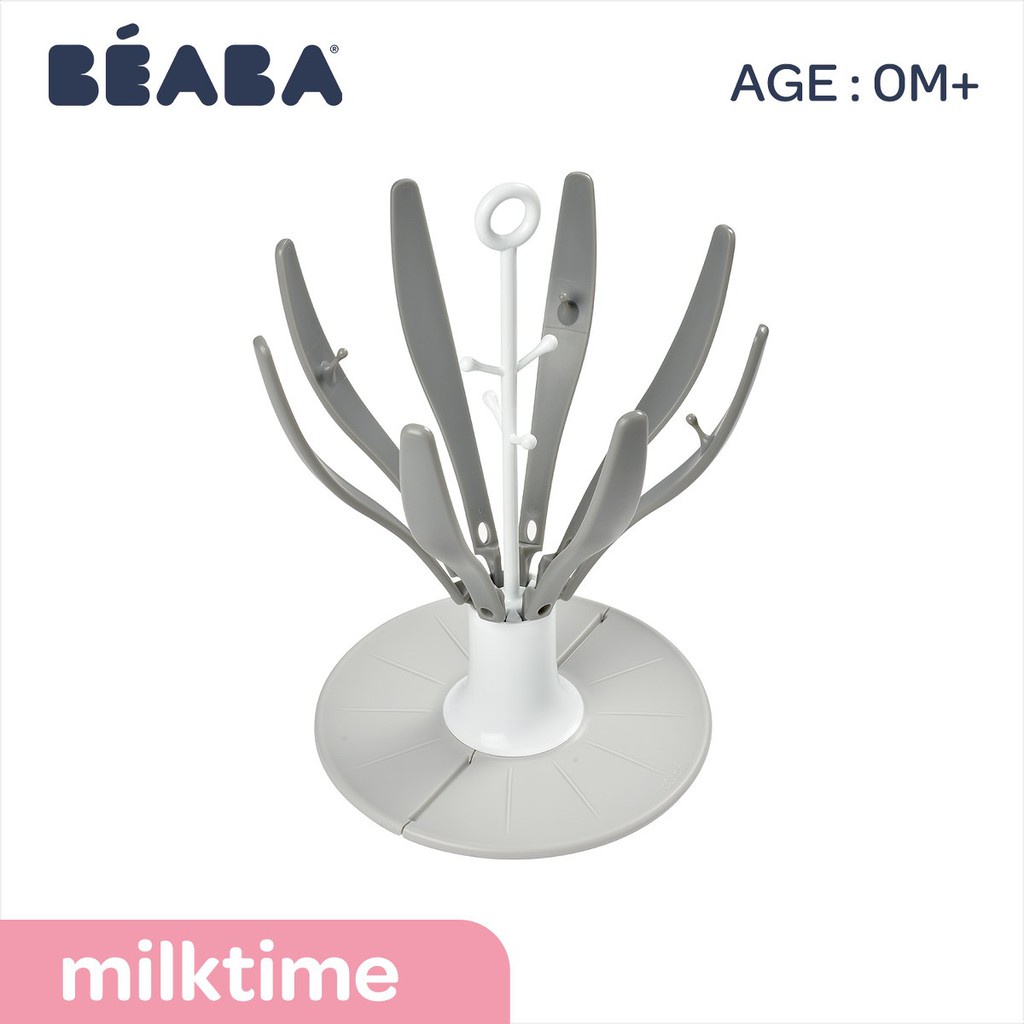 Beaba Flower Fold Drain Rack/ rack botol bayi/ rak botol/ tempat minum