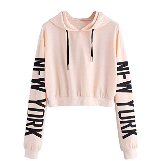 Bess - Sweater Hoodie Crop Murah / Sweater Hoodie Crop NEW YORK