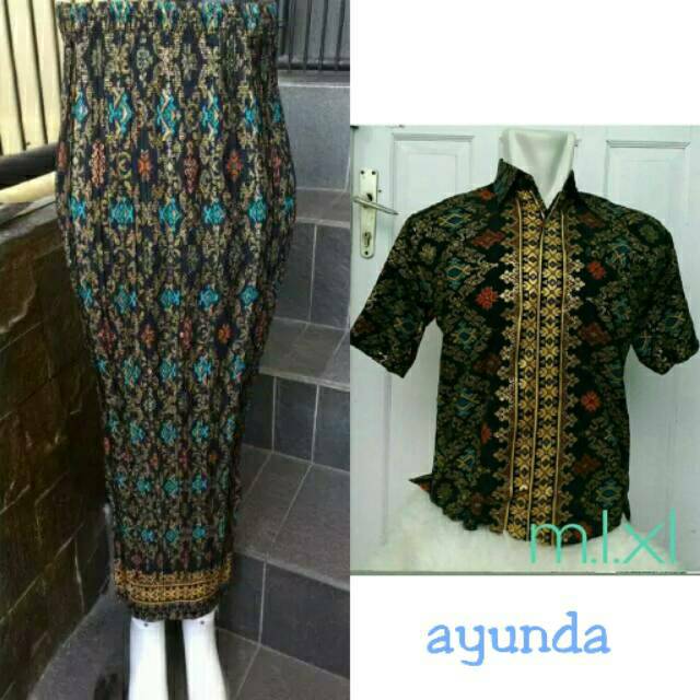 SET ROK PLISKET &amp; KEMEJA grosir kemeja batik rok plisket jumbo grosir rok duyung batik etnik