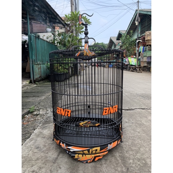 SANGKAR KANDANG MURAI BNR RACING ORANGE GOLD NO 2