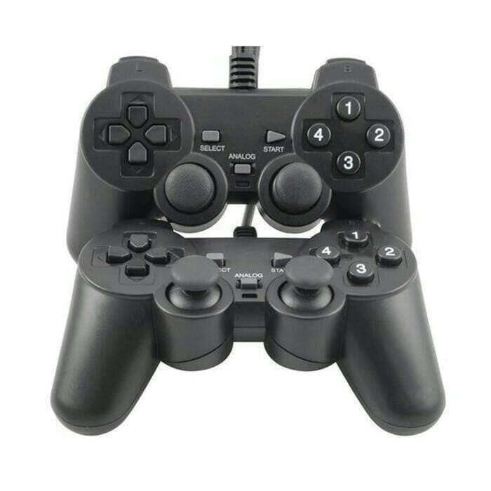 Gamepad Double Getar Black - Stick PC Laptop - Joystick PC Laptop Usb