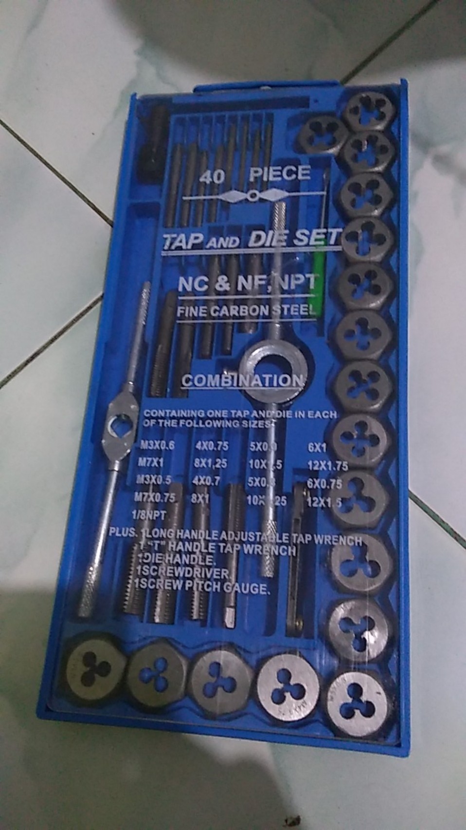 Tap And Die Set-tap Snai Set 40 Pcs-tap Dan Senai Set Drat Termurah