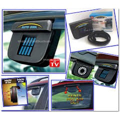 Auto Fan Kipas Pendingin Mobil Tenaga Surya Kipas Angin AC Otomatis