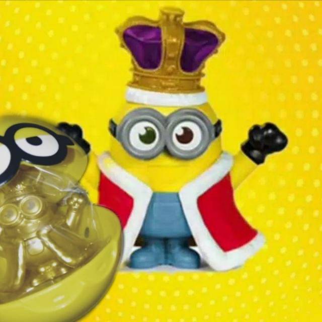 Minion gold 2020 king bob happy meal mainan