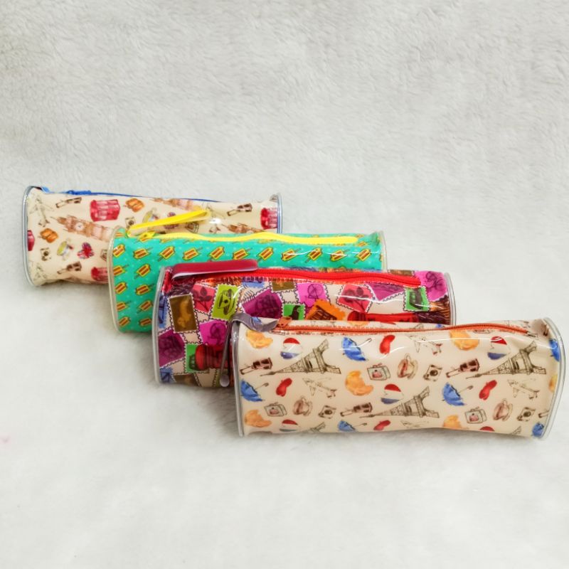 

Pouch Pencil Bag #40191 Bulat Tempat Pensil / _x000D_Pouch Penyimpanan Pensil / D65 / 9620