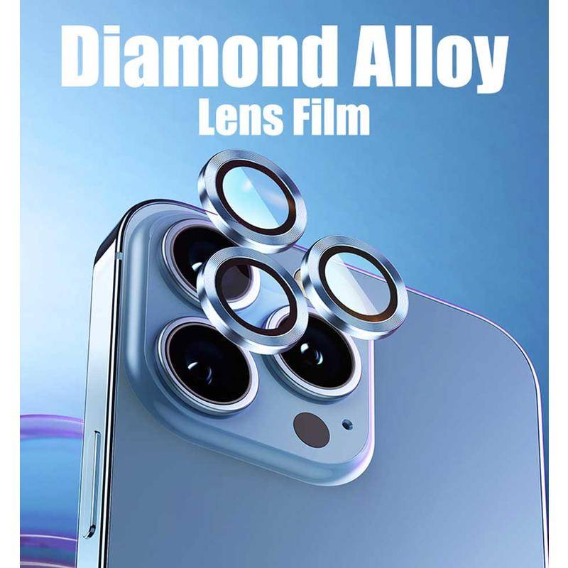 Pelindung Lensa Kamera Bahan Aluminum Alloy Untuk iPhone 13 12 11 Pro Max 11 iPhone12 iPhone13