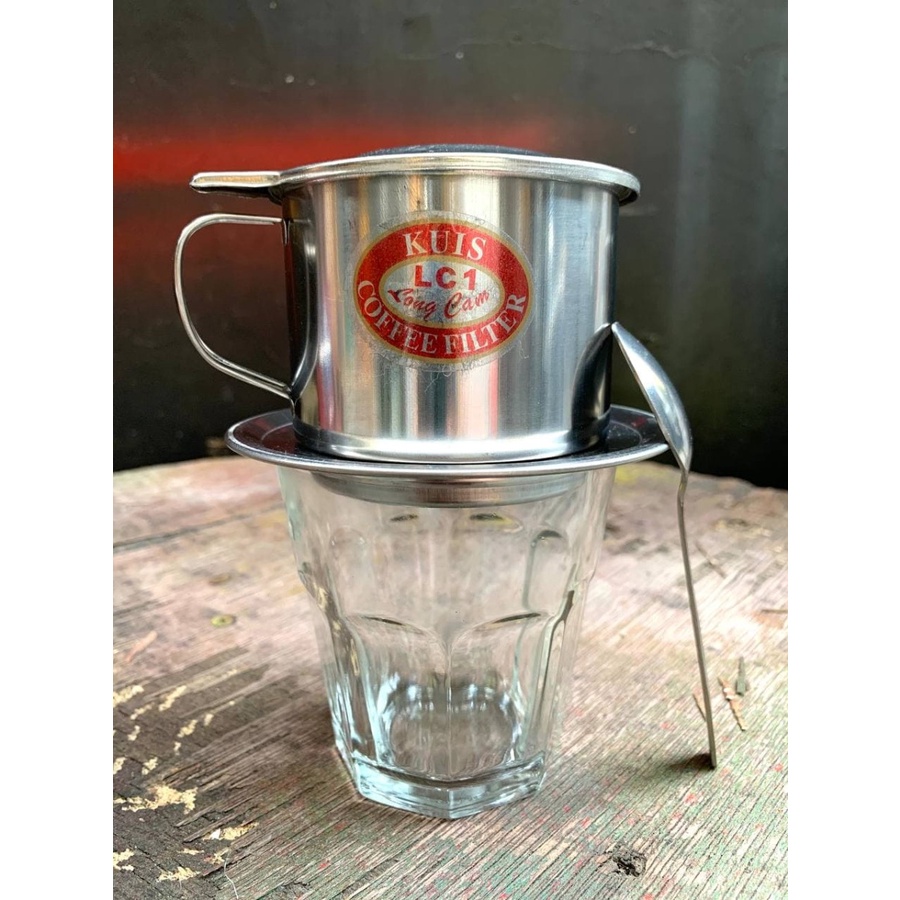 Paket Vietnam Drip + Gelas + Sendok / Set Vietnam drip