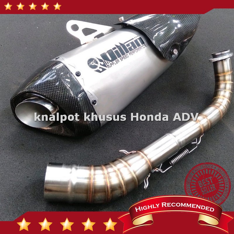 Jual Knalpot racing adv 150 CARBON KEVLAR