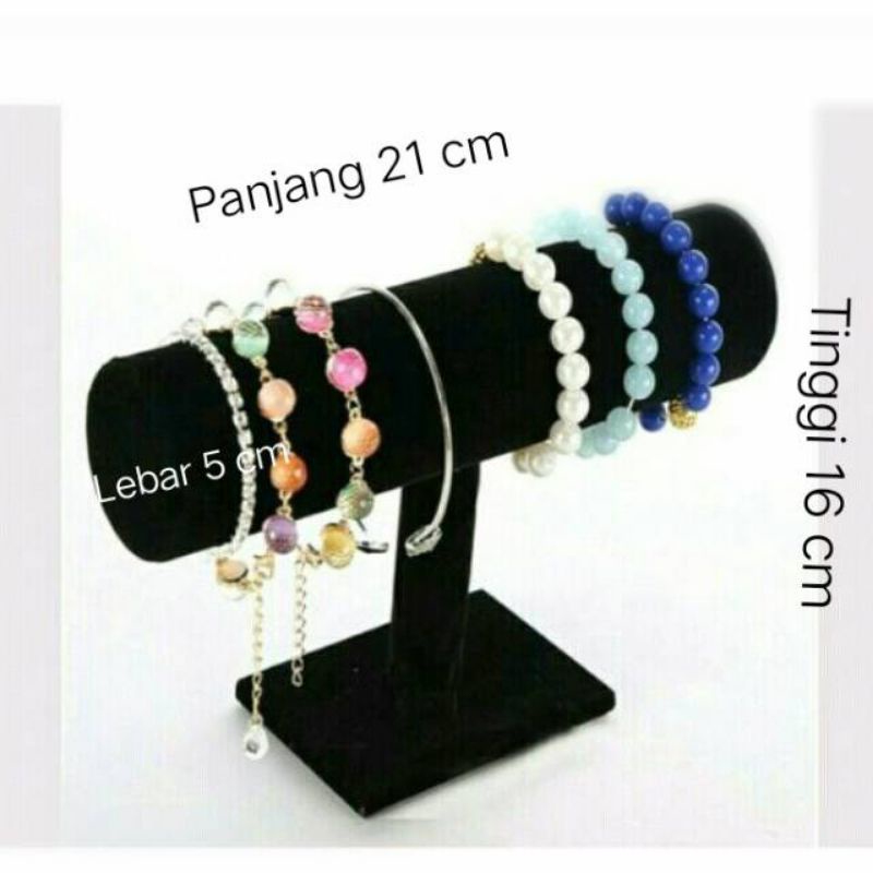 Display Gelang 1susun Bahan Beludru Display Jam Tangan 1susun Pajangan Gelang Pajangan Jam Tangan Tempat Gelang Tempat Jam Tangan