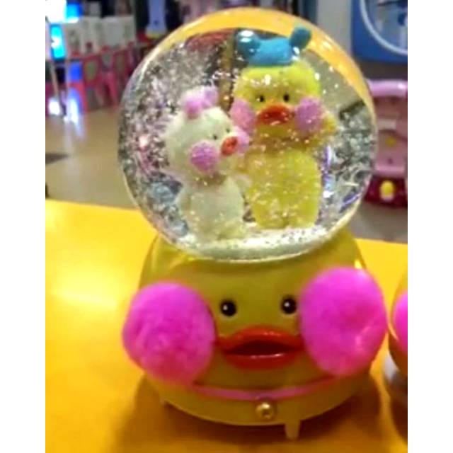 Kotak musik fanfan chuu duck ❤ snowball musik bola salju  lucu bebek