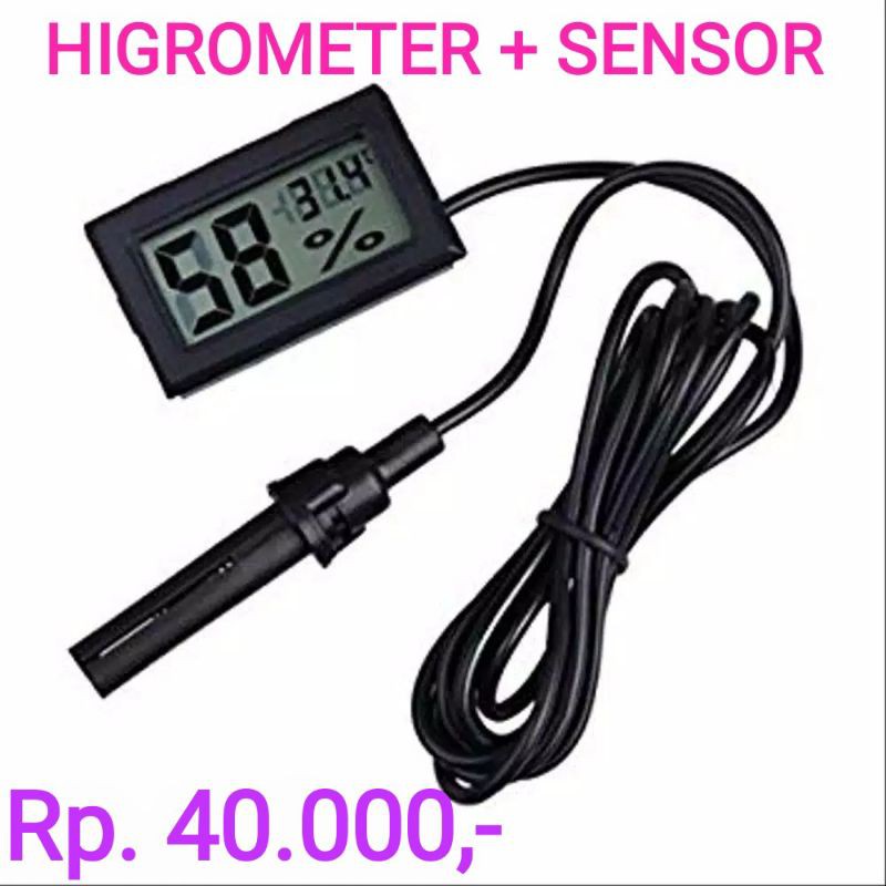 Termometer Higrometer Mini Mesin Penetas Telur / Mesin Tetas Telur