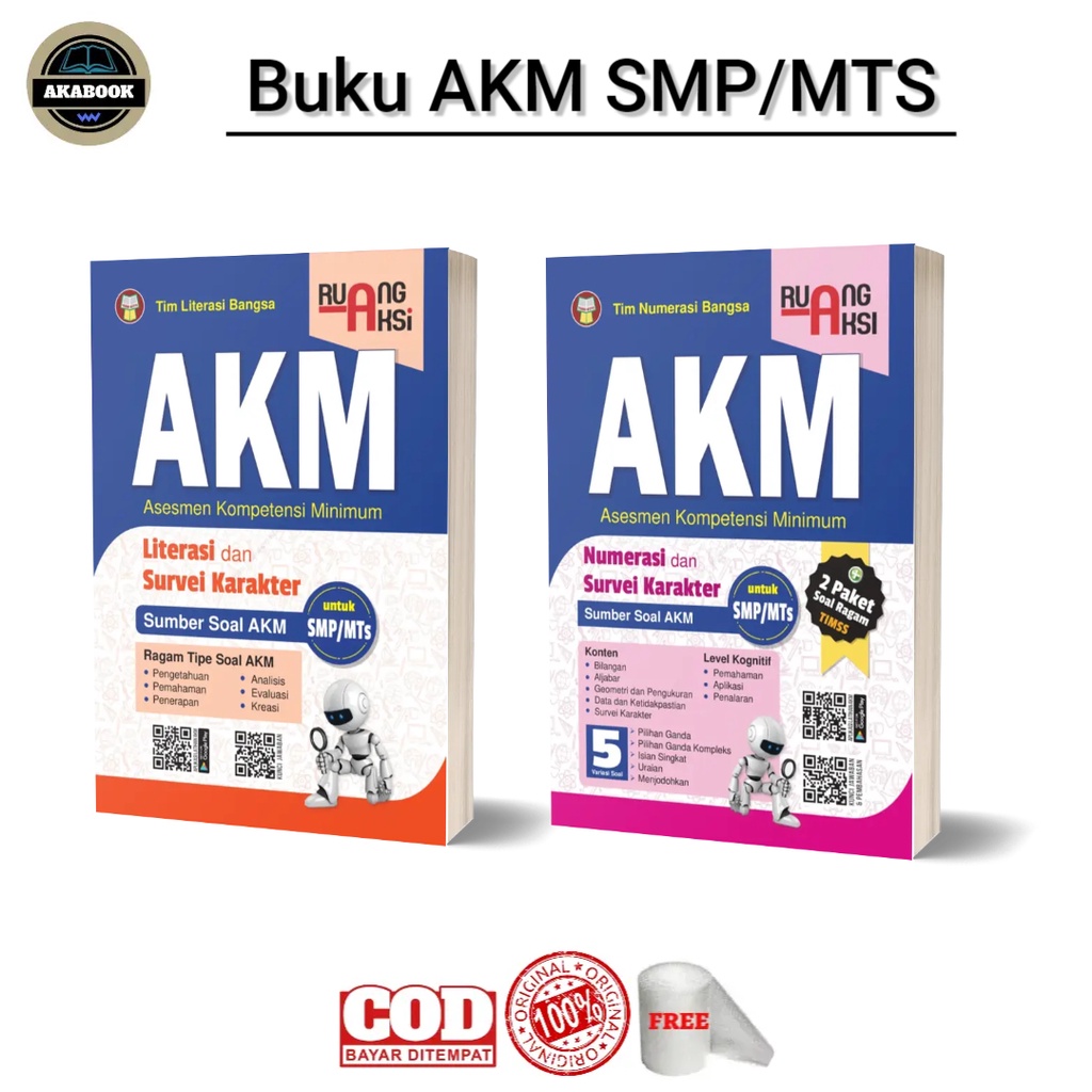 Buku AKM Numerasi Literasi SMP/MTS Buku Ruang Aksi AKM SMP/MTS